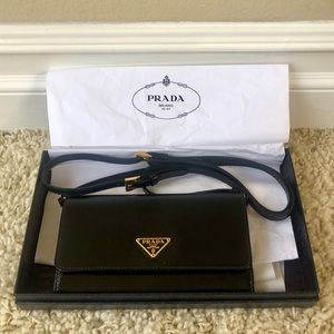 Prada Saffiano bag with strap